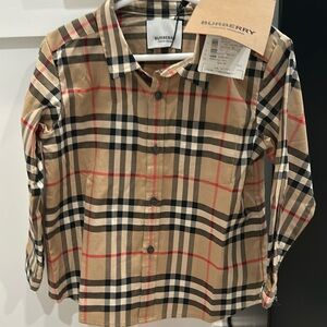Kids Burberry button down 2Y